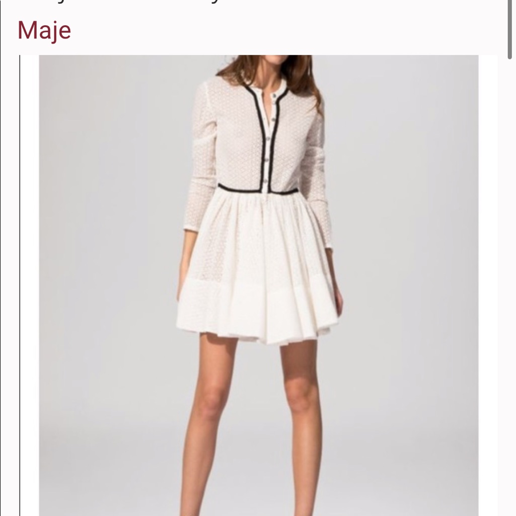 New: Maje Rayane Lace Dress